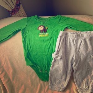 Carters long sleeve pant set size 24 months